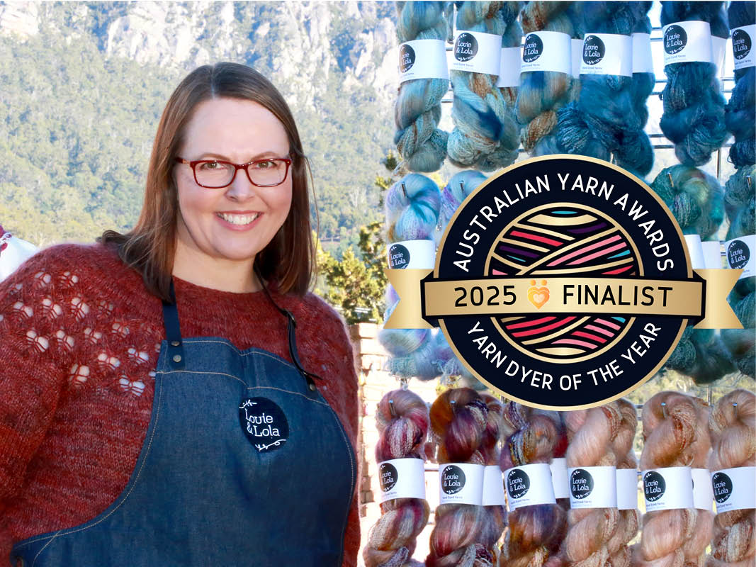 We're a finalist for Australian Yarn Dyer of the Year 2025