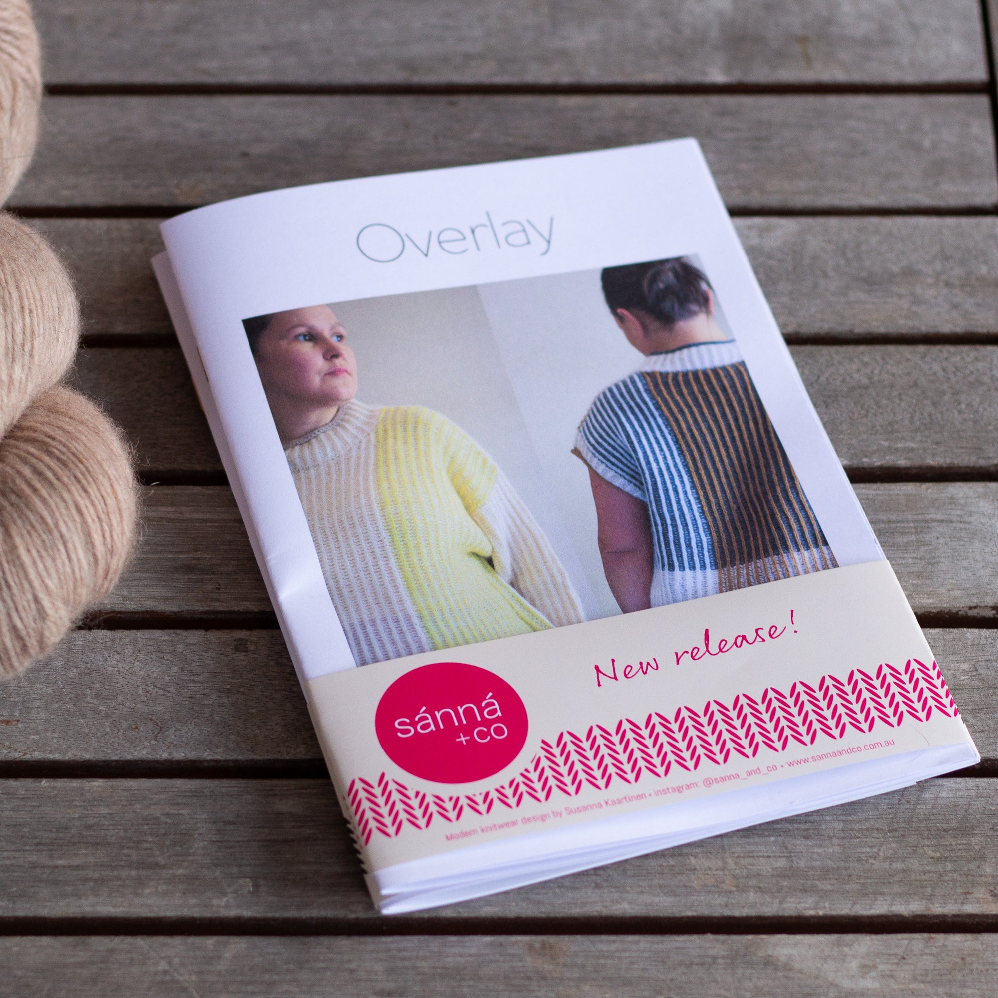 Sanna & Co. Knitting Pattern - Overlay Sweater & Vest
