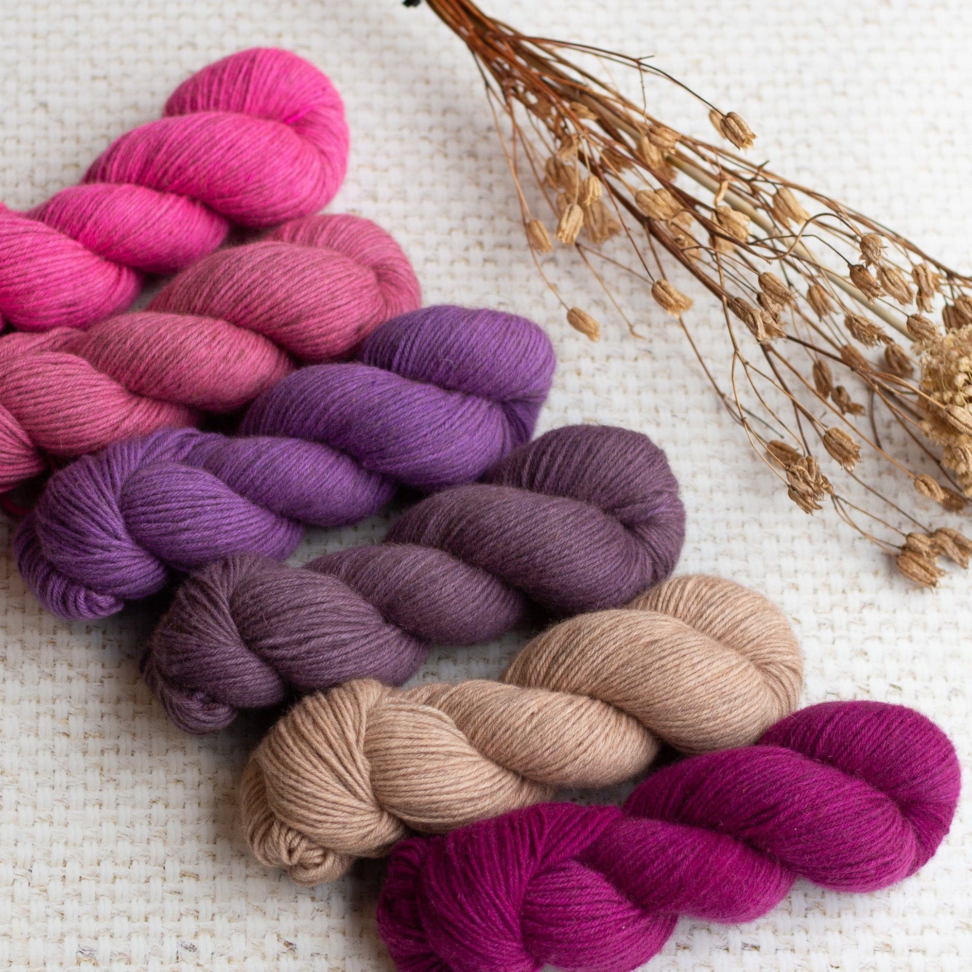 Louie & Lola Yarns Alma Cardigan Fade Kit - Natural & Aurora Australis