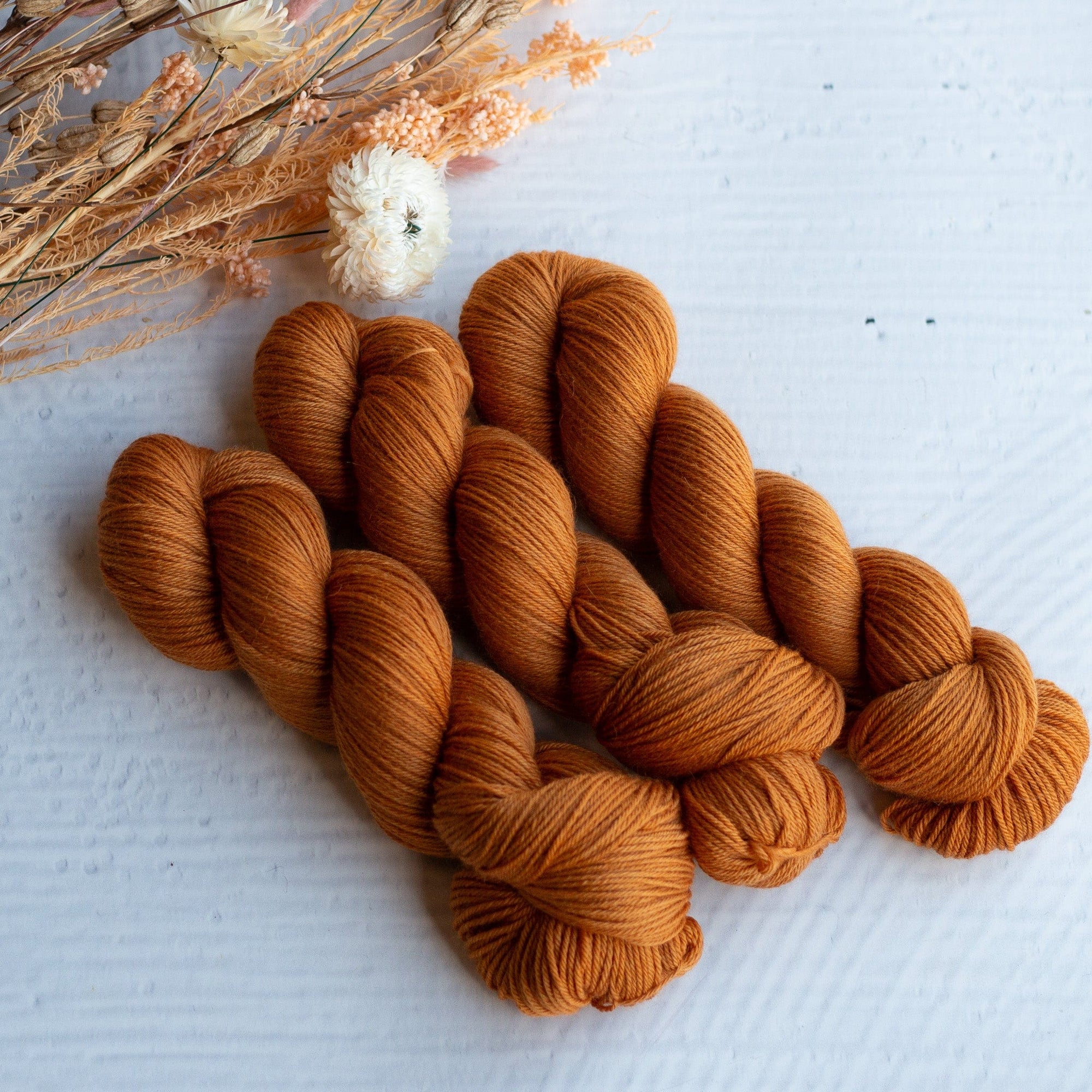 Louie & Lola Yarns SRS Merino Alpaca Fingering - Bloom Collection - Marigold PRE-ORDER