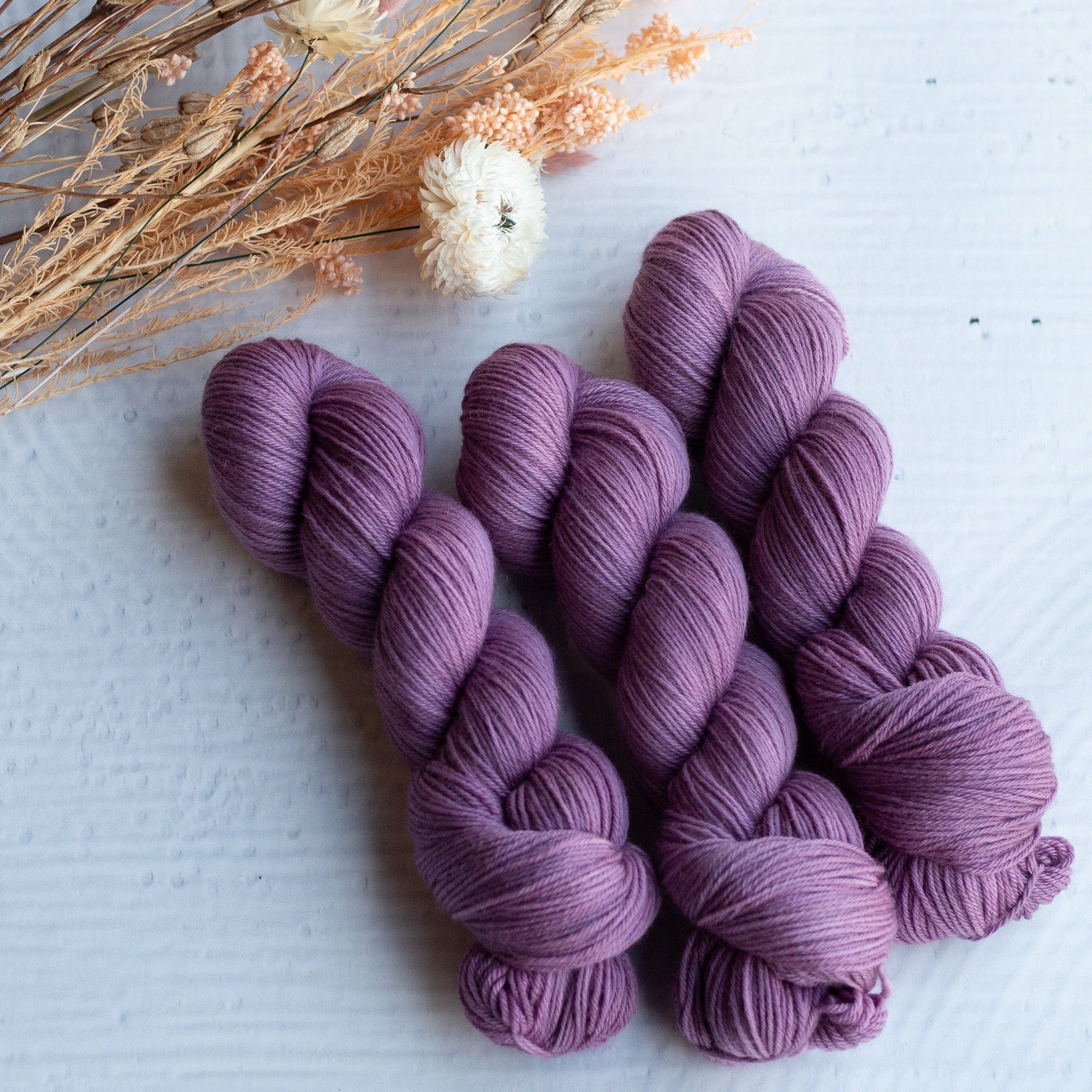 Louie & Lola Yarns SRS Merino Alpaca Fingering - Bloom Collection - Violet PRE-ORDER