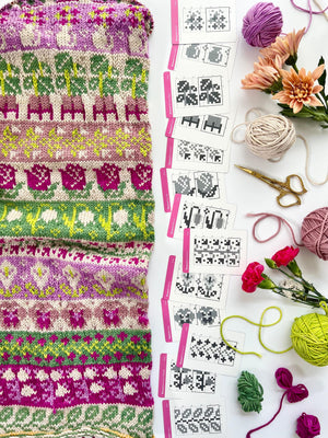 Pacific Knit Co. knitting pattern Pacific Knit Co. - Botanical Doodle Card Deck (Expansion)