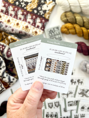 Pacific Knit Co. knitting pattern Pacific Knit Co. - Fantasy Doodle Card Deck (Expansion)