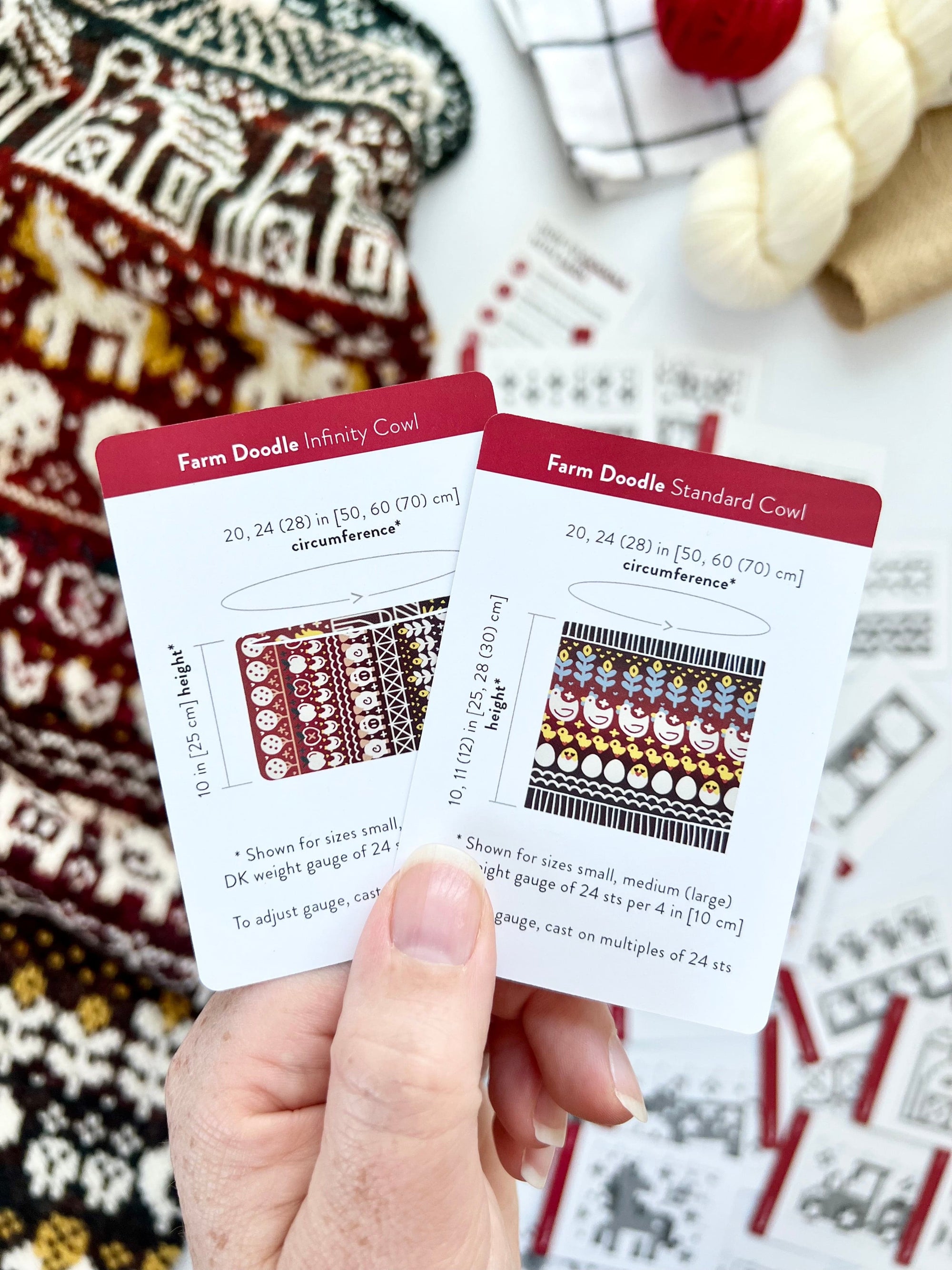 Pacific Knit Co. knitting pattern Pacific Knit Co. - Farm Doodle Card Deck (Expansion)