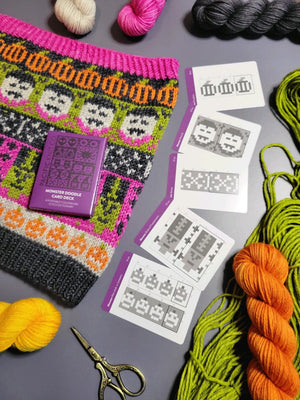 Pacific Knit Co. knitting pattern Pacific Knit Co. - Monster Doodle Card Deck (Expansion)