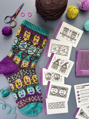 Pacific Knit Co. knitting pattern Pacific Knit Co. - Monster Doodle Card Deck (Expansion)