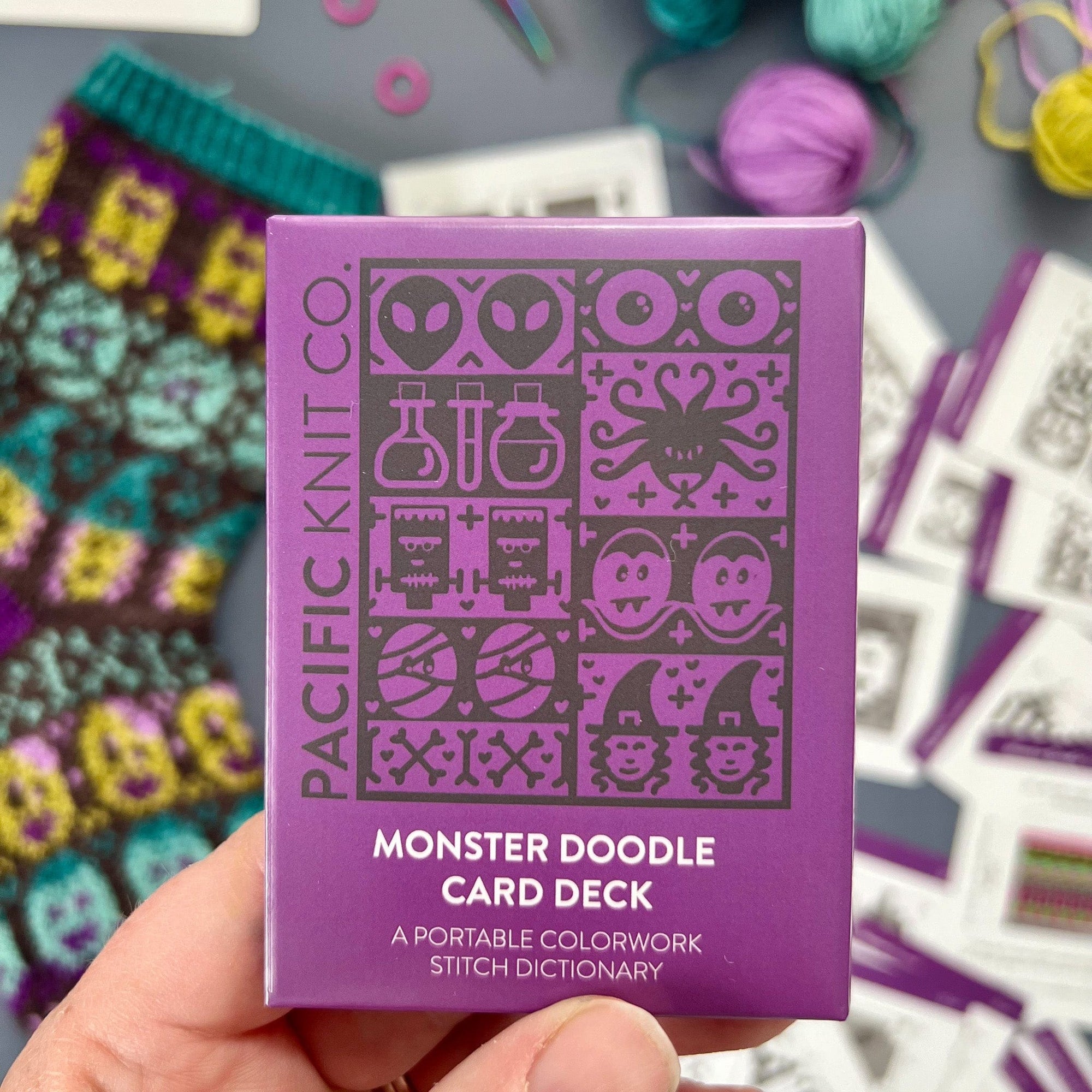 Pacific Knit Co. knitting pattern Pacific Knit Co. - Monster Doodle Card Deck (Expansion)