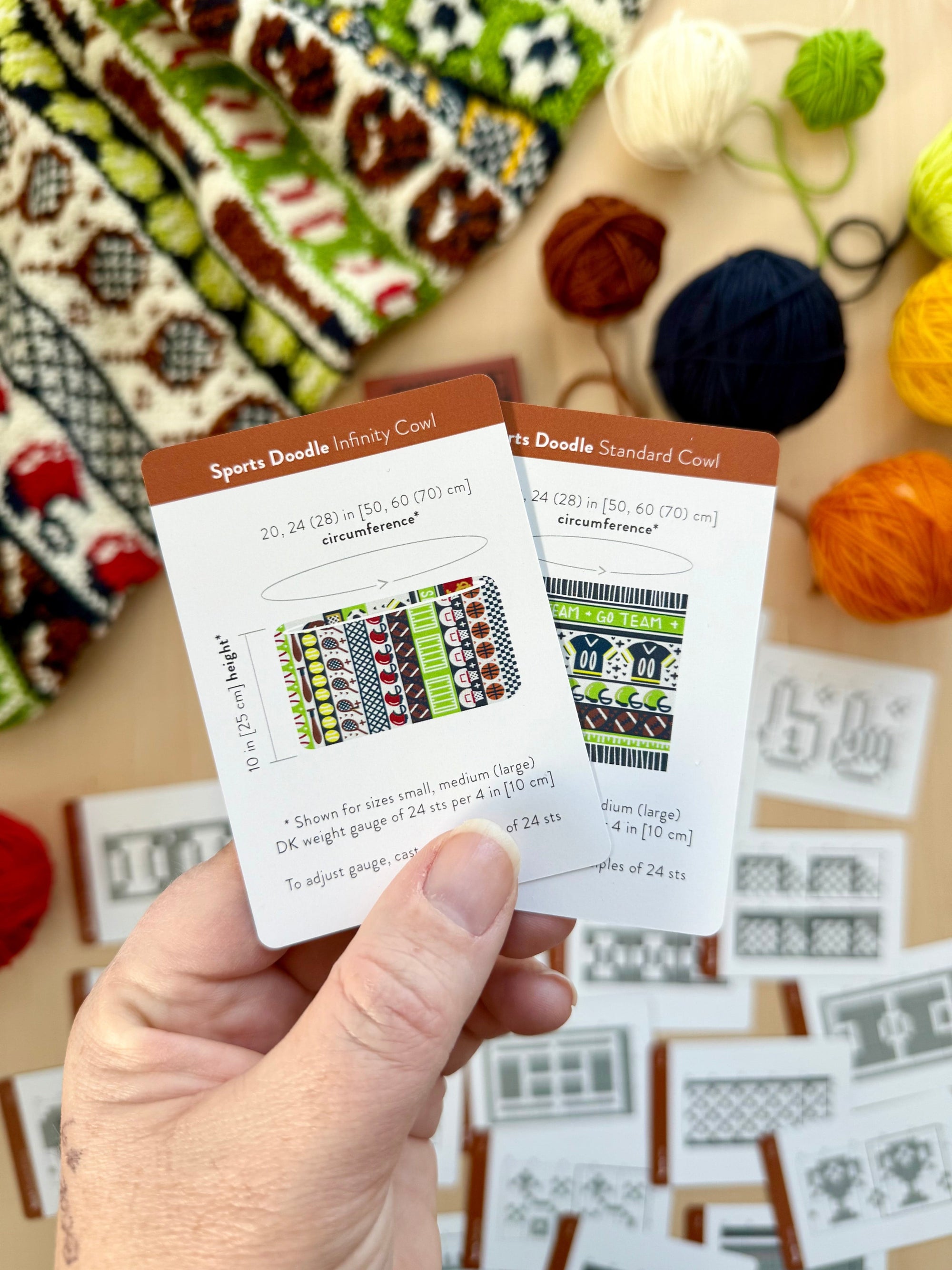 Pacific Knit Co. knitting pattern Pacific Knit Co. - Sports Doodle Card Deck (Expansion)