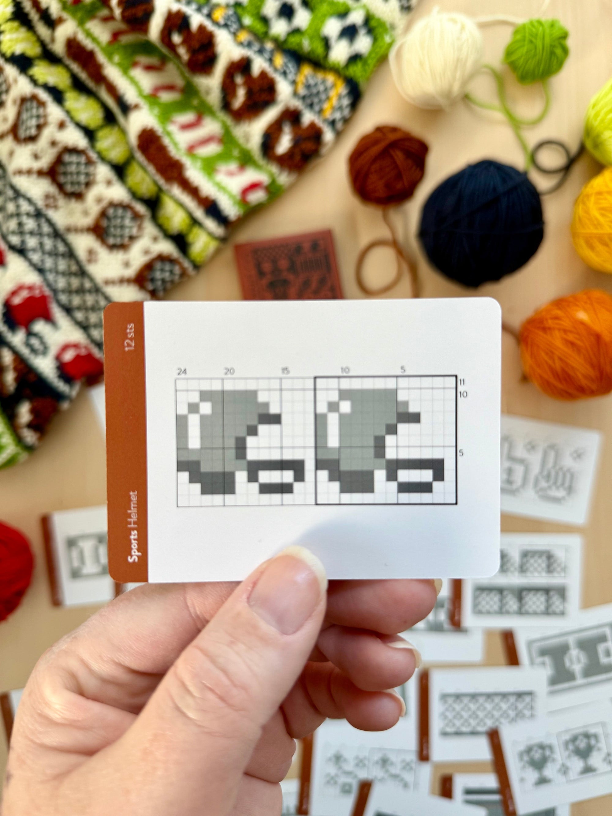 Pacific Knit Co. knitting pattern Pacific Knit Co. - Sports Doodle Card Deck (Expansion)