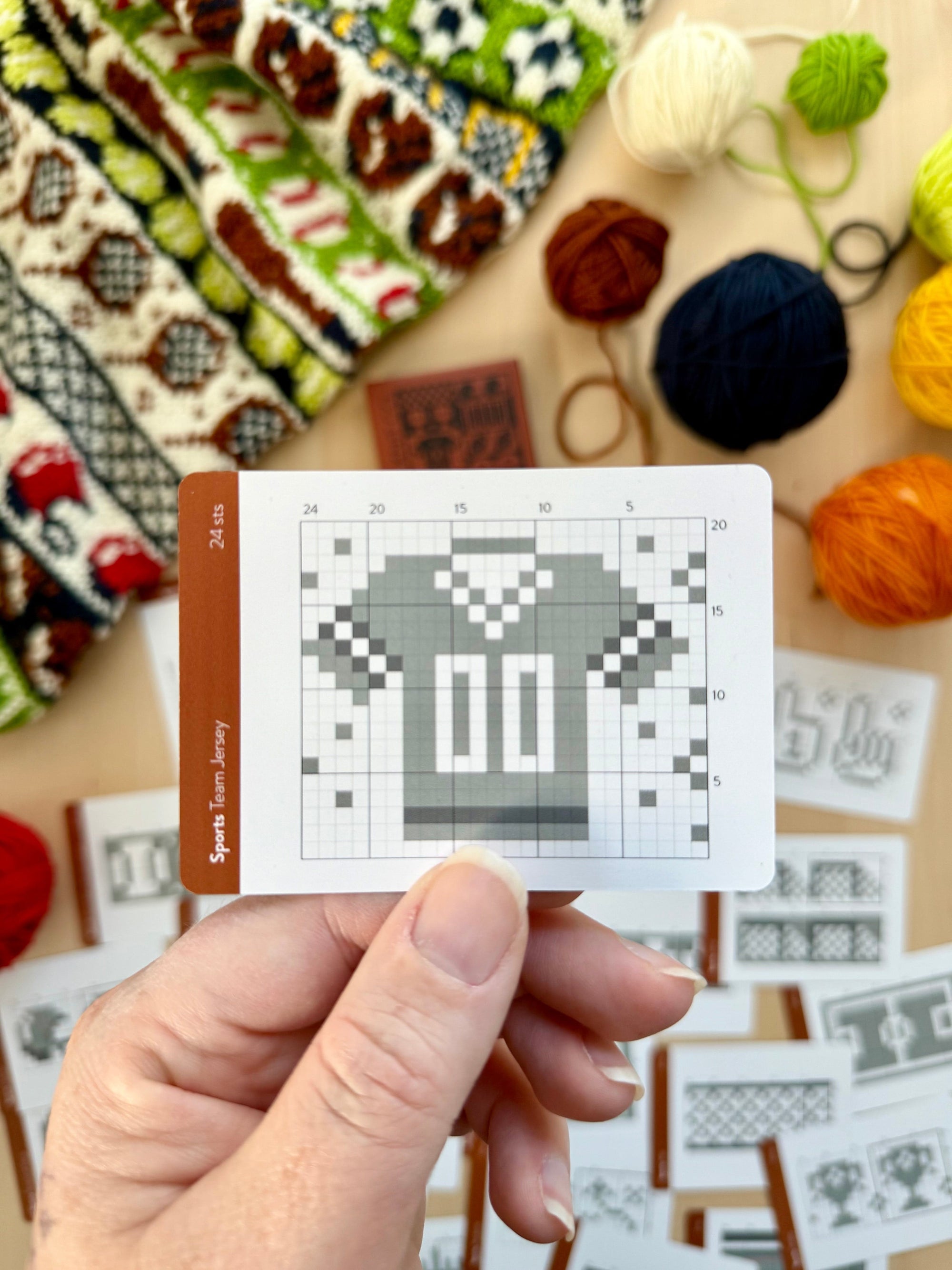 Pacific Knit Co. knitting pattern Pacific Knit Co. - Sports Doodle Card Deck (Expansion)