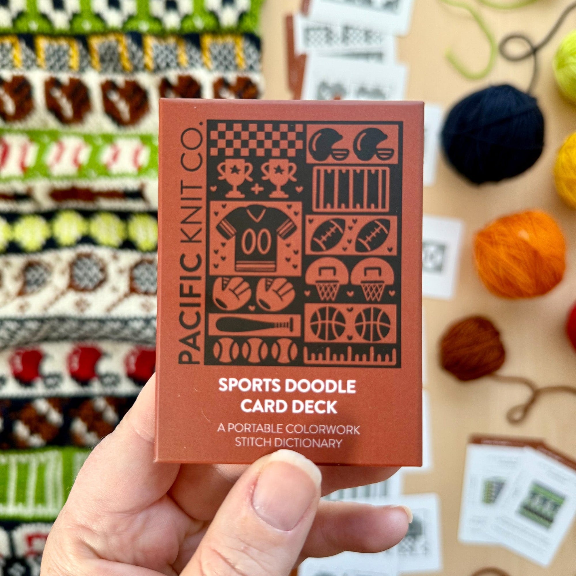 Pacific Knit Co. knitting pattern Pacific Knit Co. - Sports Doodle Card Deck (Expansion)